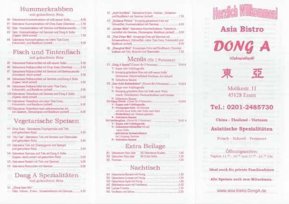 Menu photo 3 Dong A Essen, NW