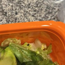 Bug in Cobb salad