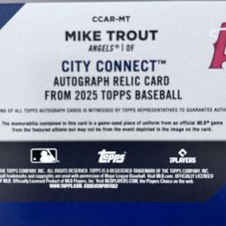 The Baseball Card King - The Mike Traut 8/50 card!