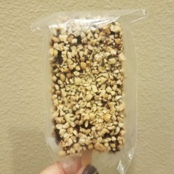 Paleteria Azteca - Walnut popsicle dipped in chocolate, coated with peanuts - Desserts Near Me - Tustin, California