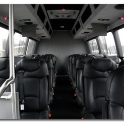 Mid-Atlantic Limousine - Inside Luxury Shuttle Buses - 23 Passenger
