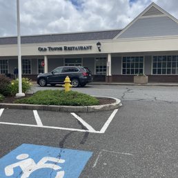 a handicapped parking space