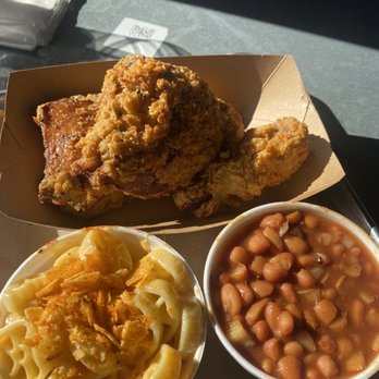 Ferris Wheelers Backyard And Bbq - Smoked Fried Chicken- Sunday Special - Barbeque Near Me - Dallas, Texas