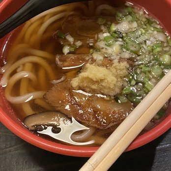 Ishin Udon - Pork belly ginger green onion - Japanese Near Me - Houston, Texas Ishin Udon - Pork belly ginger green onion - Japanese Near Me - Houston, Texas