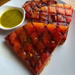 Grilled watermelon Grilled watermelon