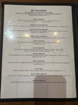 Menu photo 7 Brick's Placerville, CA Menu photo 7 Brick's Placerville, CA