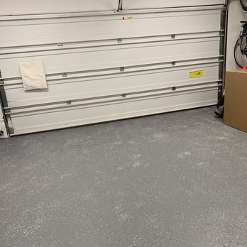 California Home Remodeling - Garage floor epoxy and painted rafters - General Contractors Near Me - San Jose, California