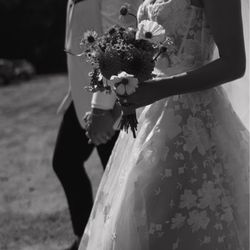 Griffith Woods - WHERE WE WANDER PHOTOS - Gorgeous whimsical bouquet - Griffith woods wedding