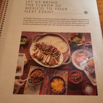 Abuelo's Mexican Restaurant - Menu page - Mexican Near Me - Lubbock, Texas