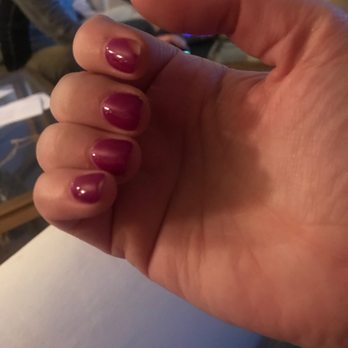 Luxury Nail Bar - Chipped pinky from day 2. - Nail Salons Near Me - Clackamas, Oregon Luxury Nail Bar - Chipped pinky from day 2. - Nail Salons Near Me - Clackamas, Oregon