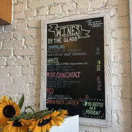Wine list