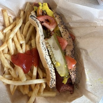 Mickey's Drive-In - Ditka Jumbo Polish, Fries - Fast Food Near Me - Bellwood, Illinois Mickey's Drive-In - Ditka Jumbo Polish, Fries - Fast Food Near Me - Bellwood, Illinois