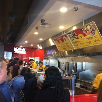 The Halal Guys - Line at 4.30pm - Halal Near Me - Costa Mesa, California
