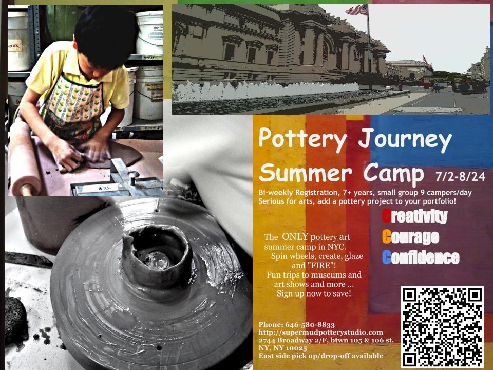 POTTERY JOURNEY SUMMER CAMP 2744 Broadway, New York, New York