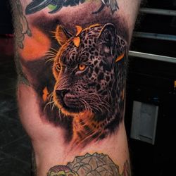 Stefano's Tattoo Studio - Panther by Stefano