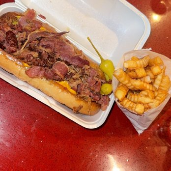 Frosty King - Hot 1. Pastrami Sandwich with cheese - Fast Food Near Me - Bakersfield, California