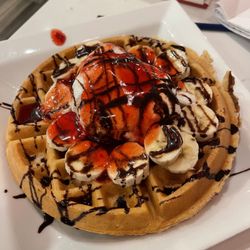 Coffee Culture Cafe & Eatery - Chocolate banana bliss waffle