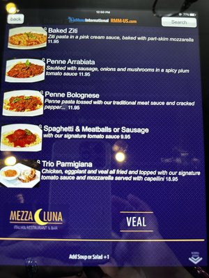 Menu photo 8 Mezza Luna The Villages, FL