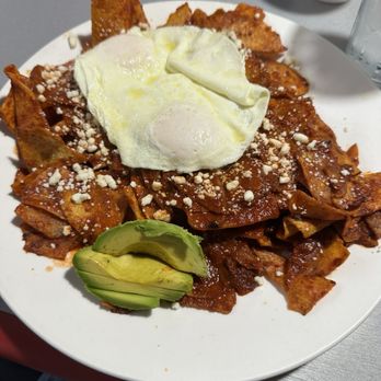 Dani's Kitchen and Pancake House - Chilaquiles (normally comes with sour cream but I preferred it without) - Mexican Near Me - Kalamazoo, Michigan