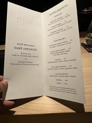 Menu photo 1 Mujo Atlanta, GA Menu photo 1 Mujo Atlanta, GA