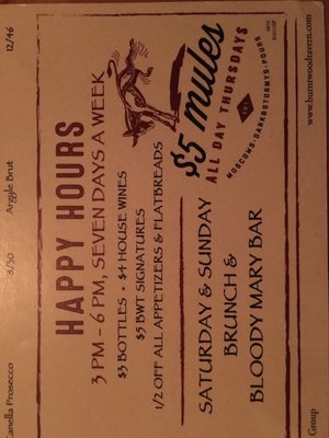 Menu photo 8 Burntwood Tavern Brecksville, OH