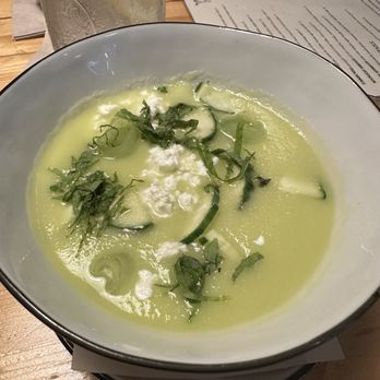 Table 20 - Chilled Honeydew Soup - New American Near Me - Cartersville, Georgia Table 20 - Chilled Honeydew Soup - New American Near Me - Cartersville, Georgia