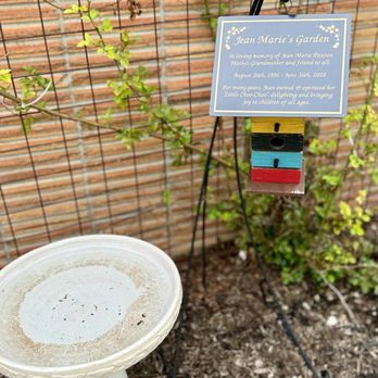 Choo Choo Restaurant - Memorial garden for the original owner - Burgers Near Me - Des Plaines, Illinois