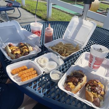 Armstrong's Funland - Medium Vernors, Chili Dogs, Mozzarella Sticks, Large Fries, Ranch, Ketchup, and Oreo Flurry - Ice Cream & Frozen Yogurt Near Me - Belleville, Michigan Armstrong's Funland - Medium Vernors, Chili Dogs, Mozzarella Sticks, Large Fries, Ranch, Ketchup, and Oreo Flurry - Ice Cream & Frozen Yogurt Near Me - Belleville, Michigan