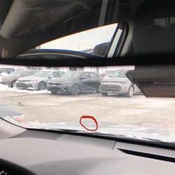 Thrifty Car Rental - Photos with time stamp the day we rented the car, still in the lot, showing the crack in the windshield was already there.