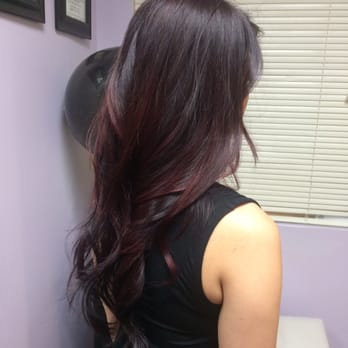 HM Salon - Red Hot Violet - Blow Dry/Out Services Near Me - Houston, Texas