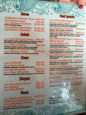 Menu photo 8 Friendly Dolphin Puerto Penasco, SON Menu photo 8 Friendly Dolphin Puerto Penasco, SON