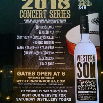 Western Son Distillery - Distilleries Near Me - Pilot Point, Texas