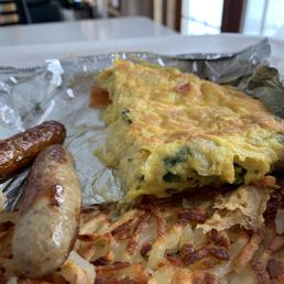 Southwest Omelette with side dishes links.