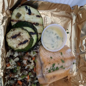 Cafe Seiche - Delicious wild rice side with the fish special - Tapas/Small Plates Near Me - La Pointe, Wisconsin