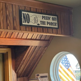 Mulligan's Grille in Historic Cottage Row - Funny Bar sign - Seafood Near Me - Nags Head, North Carolina