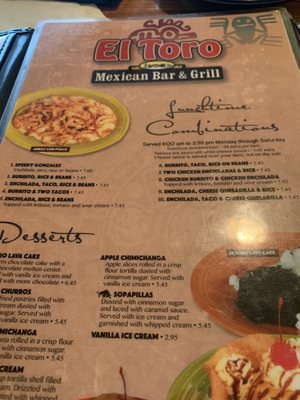 Menu photo 1 El Toro Mexican Restaurant Bellbrook, OH Menu photo 1 El Toro Mexican Restaurant Bellbrook, OH