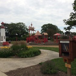 Little Foot Playground - Pirate ship! Lighthouse! Little free library!