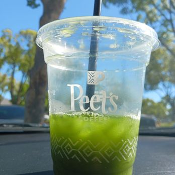 Peet's Coffee - Sparkling Watermelon Matcha Spritz made with rose syrup instead. - Coffee & Tea Near Me - Napa, California Peet's Coffee - Sparkling Watermelon Matcha Spritz made with rose syrup instead. - Coffee & Tea Near Me - Napa, California