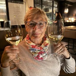 Huge glasses haha! We loved this place