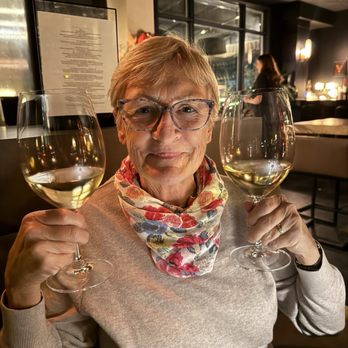 Two Travelers Wine Bar + Merchant - Huge glasses haha! We loved this place - Wine Bars Near Me - Temecula, California