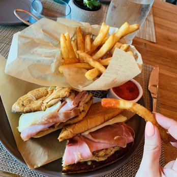 BALEENkitchen - Cuban sandwich with chicken (Miami spice) - New American Near Me - Sunny Isles Beach, Florida BALEENkitchen - Cuban sandwich with chicken (Miami spice) - New American Near Me - Sunny Isles Beach, Florida
