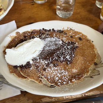 Bubby's Tribeca - Sourdough pancakes - chocolate chip - American Near Me - New York, New York
