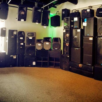 Pro Audio and Lighting - Speaker Wall in our Showroom - High Fidelity Audio Equipment Near Me - Warren, Michigan Pro Audio and Lighting - Speaker Wall in our Showroom - High Fidelity Audio Equipment Near Me - Warren, Michigan