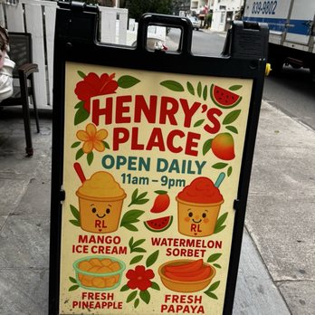 Henry's Place - Ice Cream & Frozen Yogurt Near Me - Honolulu, Hawaii