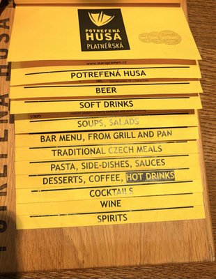 Menu photo 4 Potrefená Husa Hybernská Prague, PR Menu photo 4 Potrefená Husa Hybernská Prague, PR