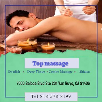 Top Massage - The full body massage targets all the major areas of the body that are most subject to strain and discomfort including the n... - Massage Therapy Near Me - Van Nuys, California Top Massage - The full body massage targets all the major areas of the body that are most subject to strain and discomfort including the n... - Massage Therapy Near Me - Van Nuys, California