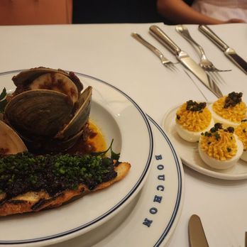 Bouchon - Steam clam and devil egg - French Near Me - Las Vegas, Nevada Bouchon - Steam clam and devil egg - French Near Me - Las Vegas, Nevada