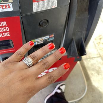 Happiness Nail - RED OVERLAY GEL MANI (forgot the price) - Nail Salons Near Me - Highland, California Happiness Nail - RED OVERLAY GEL MANI (forgot the price) - Nail Salons Near Me - Highland, California