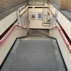 Rickmansworth London Underground Station - Stairs to underpass for platform 1