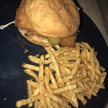 Katsu Burger - Miso Honey Tofu Burger with 12 spice fries - Burgers Near Me - Seattle, Washington